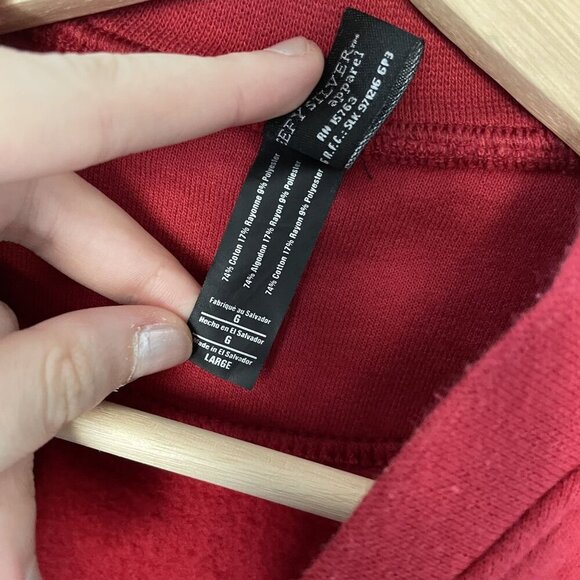 Silver for Her Big Sky Montana Red Jacket Size L full zip casual fleece jumper - Picture 4 of 8